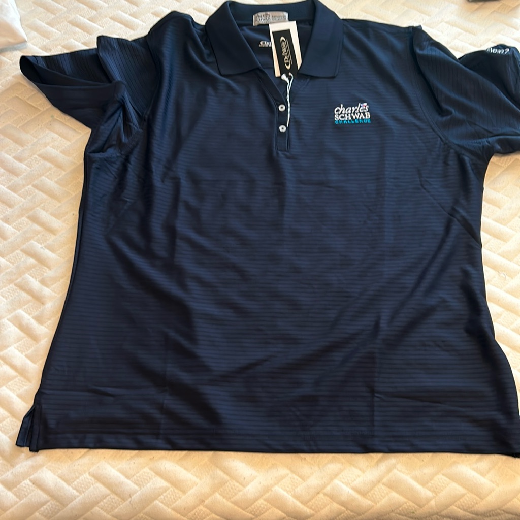 New Never Worn Charles Schwab Polo